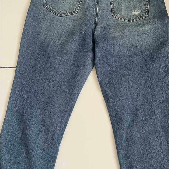 90s Boyfriend Vanilla Star Distressed Super High Rise Jeans sz 13 - Picture 5 of 11